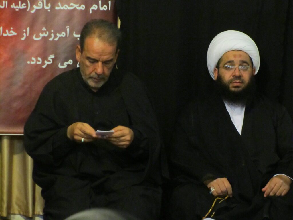 برگزاری مراسم عزاداری به مناسبت شهادت امام محمد باقر - دفتر حضرت آیت الله نورمفیدی؛ قم - سال 1393