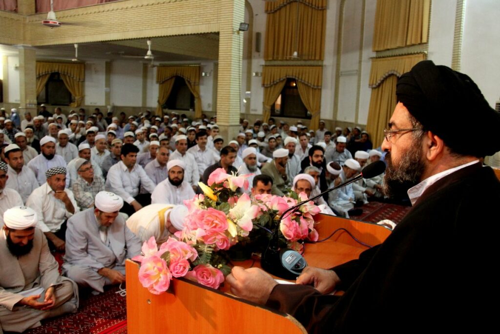 سخنرانی آیت الله سیدمجتبی نورمفیدی در حوزه علمیه عرفانیه و مسجد آخوند رهبر