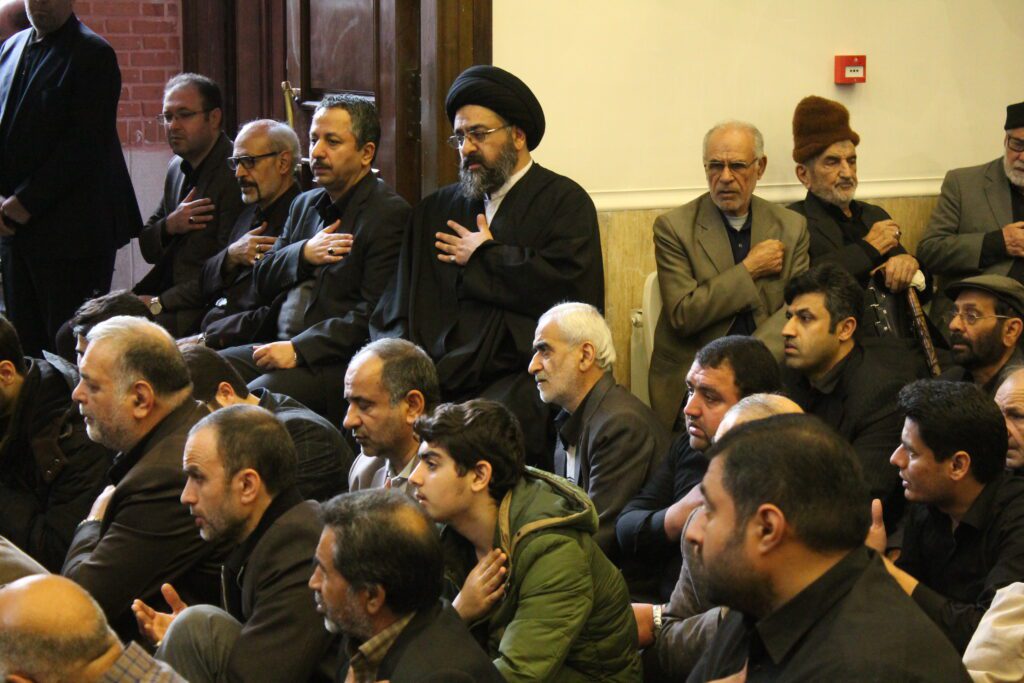 حضور آیت الله سیدمجتبی نورمفیدی درمراسمات فاطمیه در بیت الزهرا س گرگان
