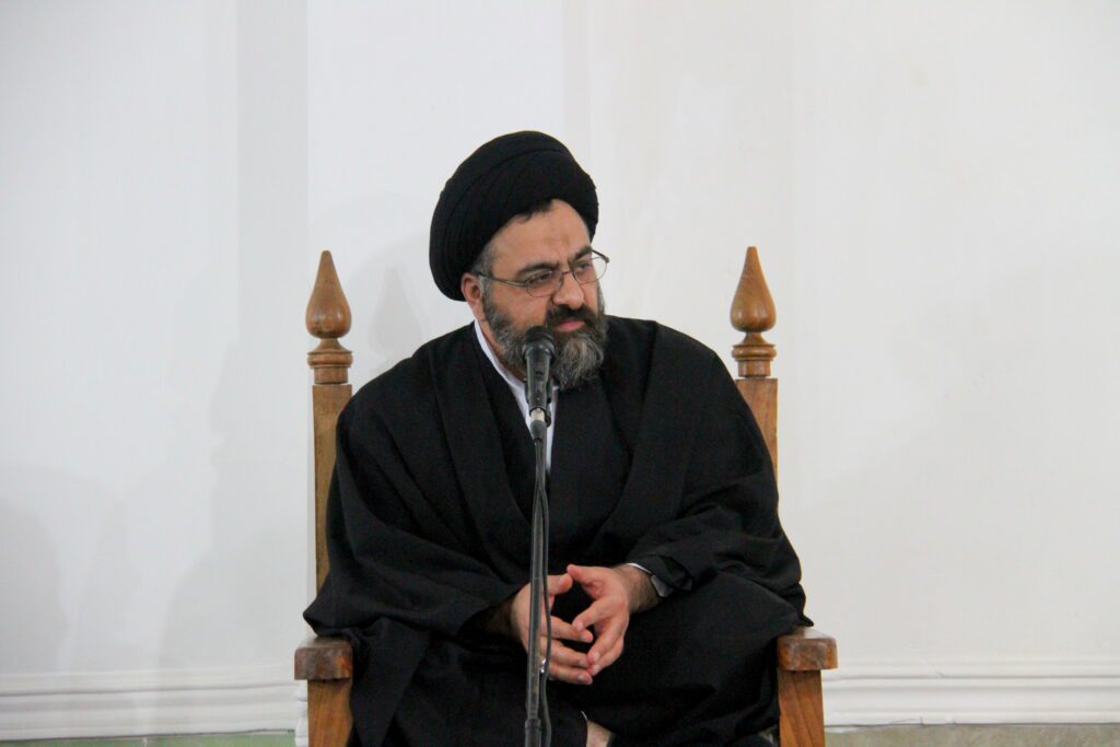 سخنرانی آیت الله سید مجتبی نورمفیدی در فاطمیه شهر مزرعه کتول علی آباد شب شهادت امام حسن مجتبی