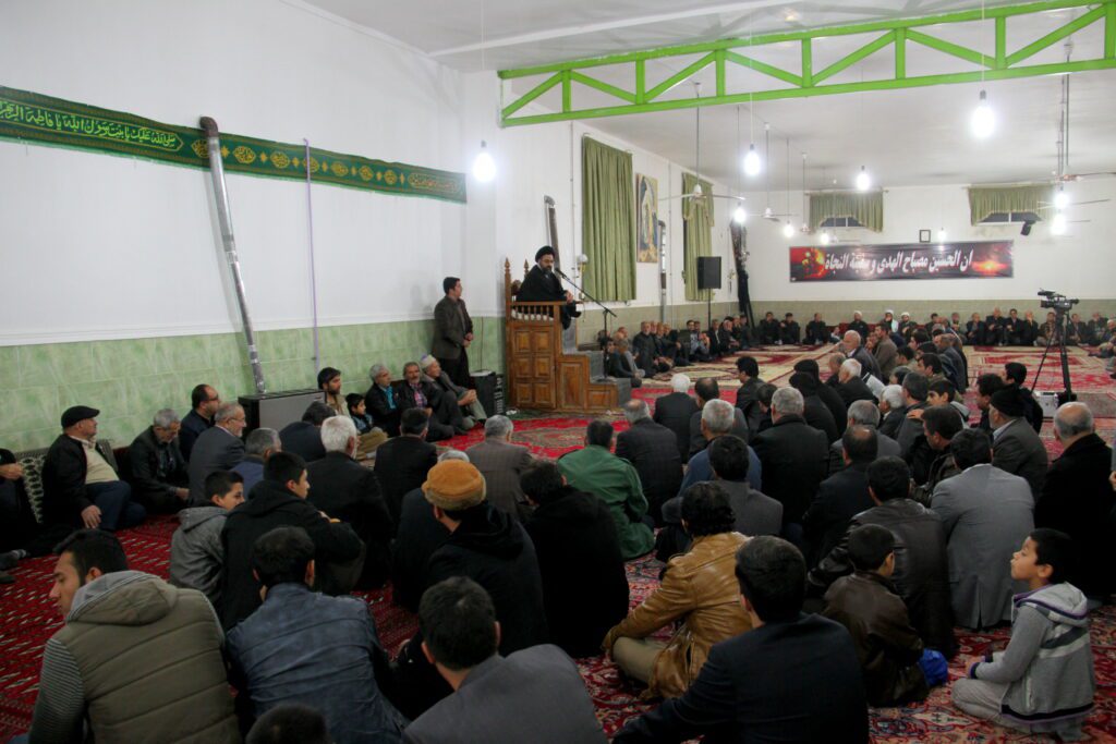 سخنرانی آیت الله سید مجتبی نورمفیدی در فاطمیه شهر مزرعه کتول علی آباد شب شهادت امام حسن مجتبی