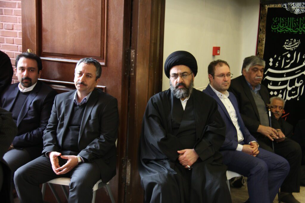 حضور آیت الله سیدمجتبی نورمفیدی درمراسمات فاطمیه در بیت الزهرا س گرگان