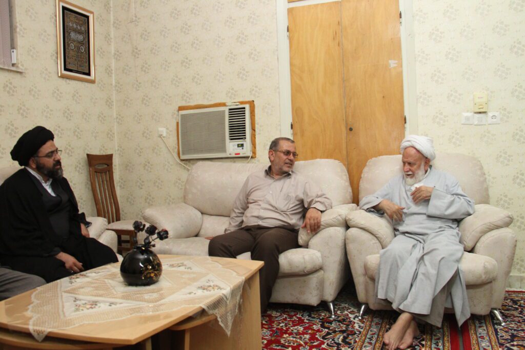 دیدار آیت الله سید مجتبی نورمفیدی با امام جمعه گنبد کاووس حاج آقای سبحانی 