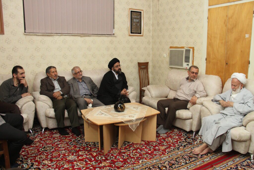 دیدار آیت الله سید مجتبی نورمفیدی با امام جمعه گنبد کاووس حاج آقای سبحانی 