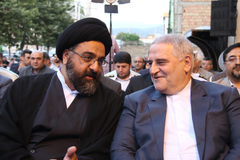 حضور آیت الله سید مجتبی نورمفیدی در مراسم کلنگ زنی پروژه های عمرانی استان گلستان