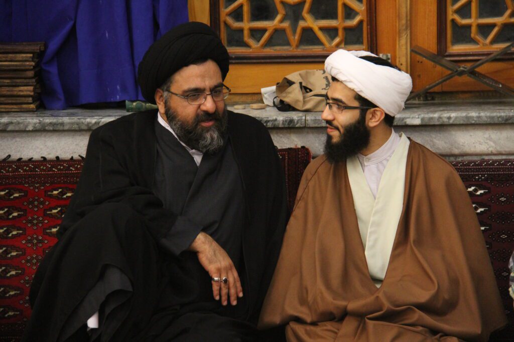 حضور آیت الله سید مجتبی نورمفیدی در مراسم جشن ولادت امام حسن مجتبی (ع) در مسجد جامع گلشن گرگان