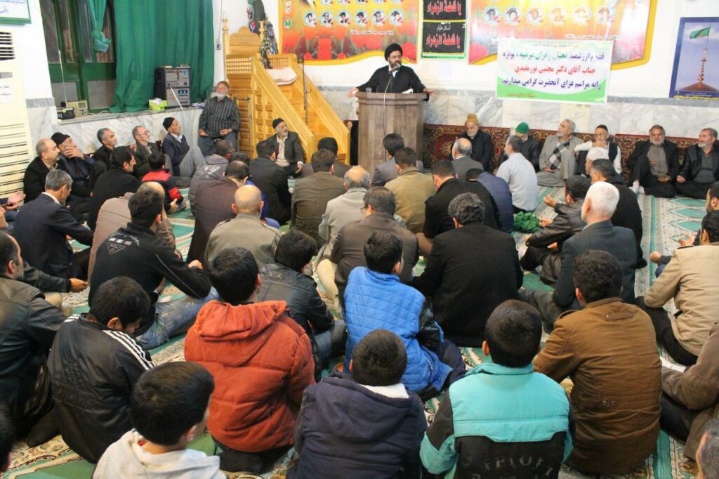 سخنرانی آیت الله سید مجتبی نور مفیدی در روستای مرزنکلاته