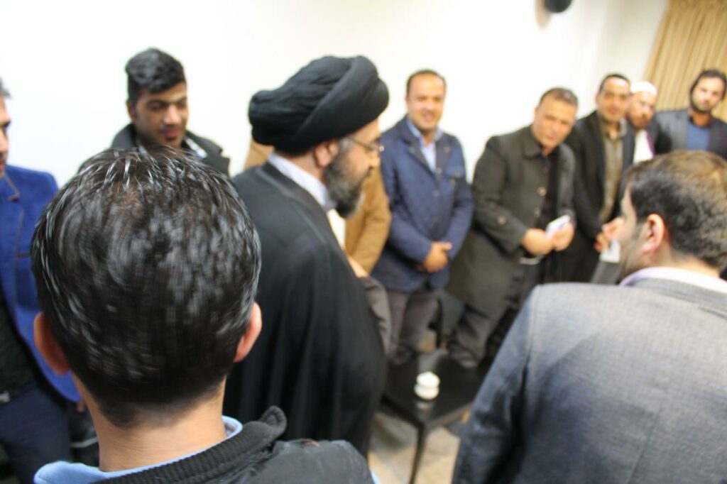 دیدار استاد سید مجتبی نور مفیدی در جمع جوانان فعال استان