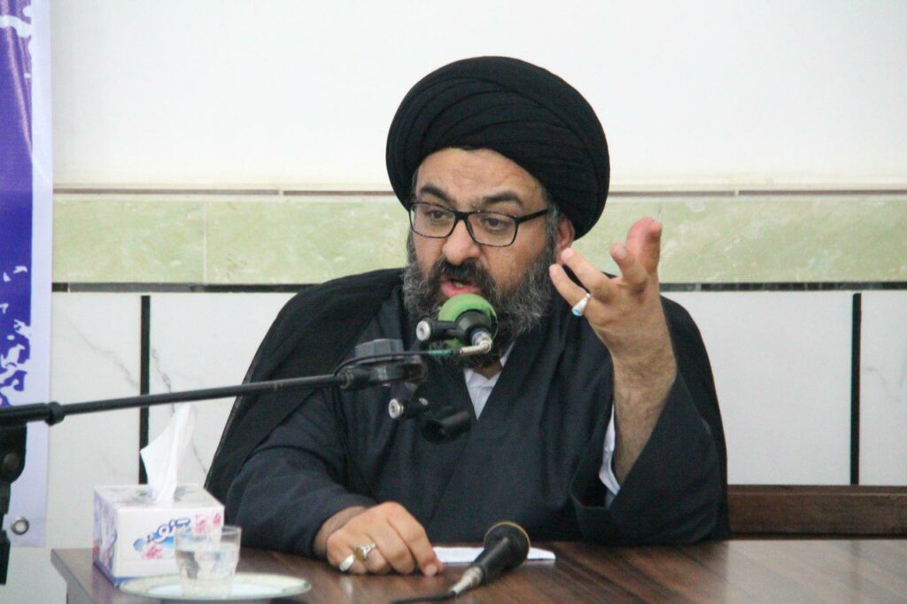 سخنرانی آیت الله سید مجتبی نورمفیدی در جمع مردم عباس آّباد و علی آّباد - سال 1396