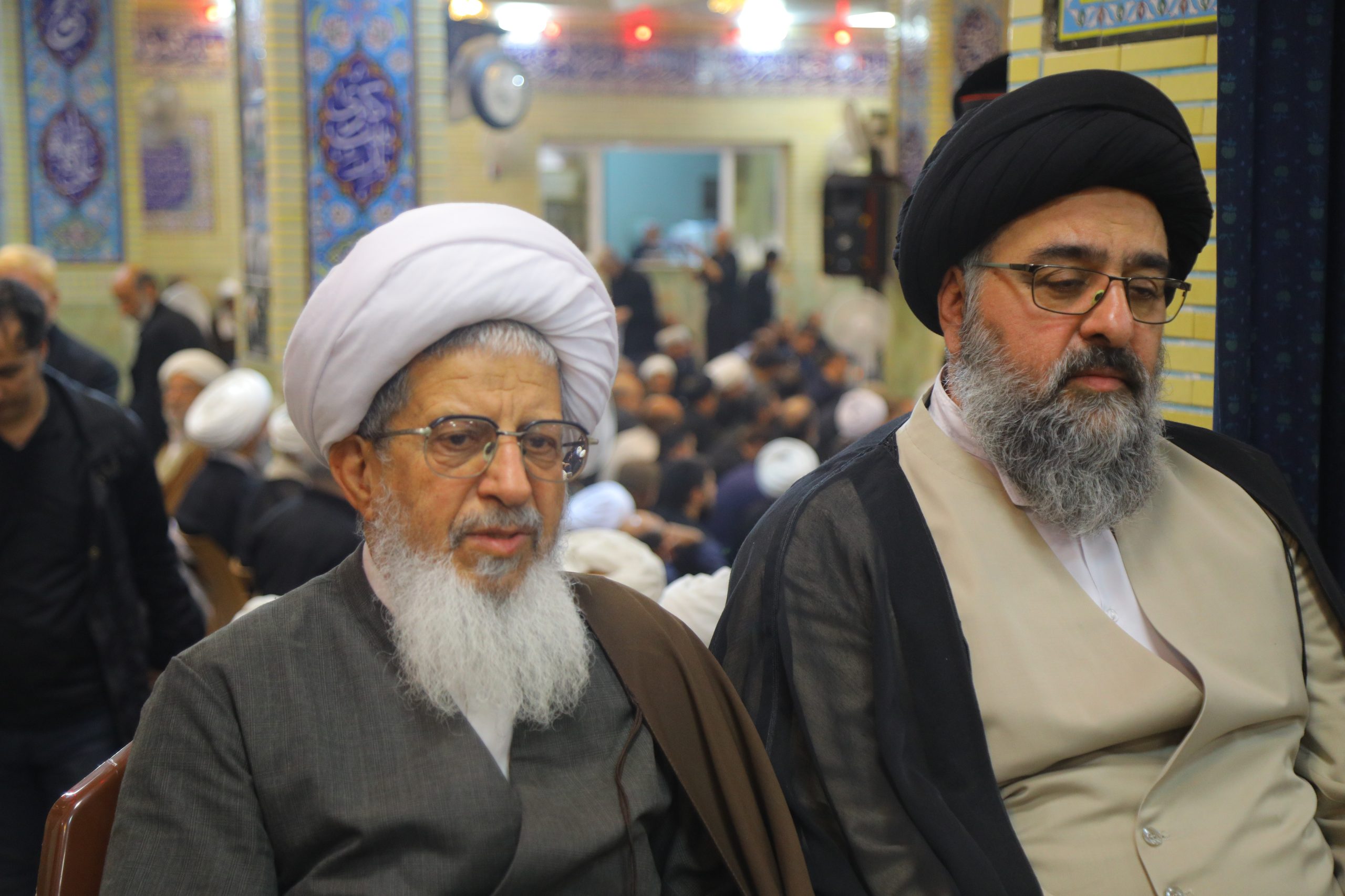 حضور آیت الله سیدمجتبی نورمفیدی در مراسم سالگرد ارتحال آیت الله العظمی تبریزی - سال 1404