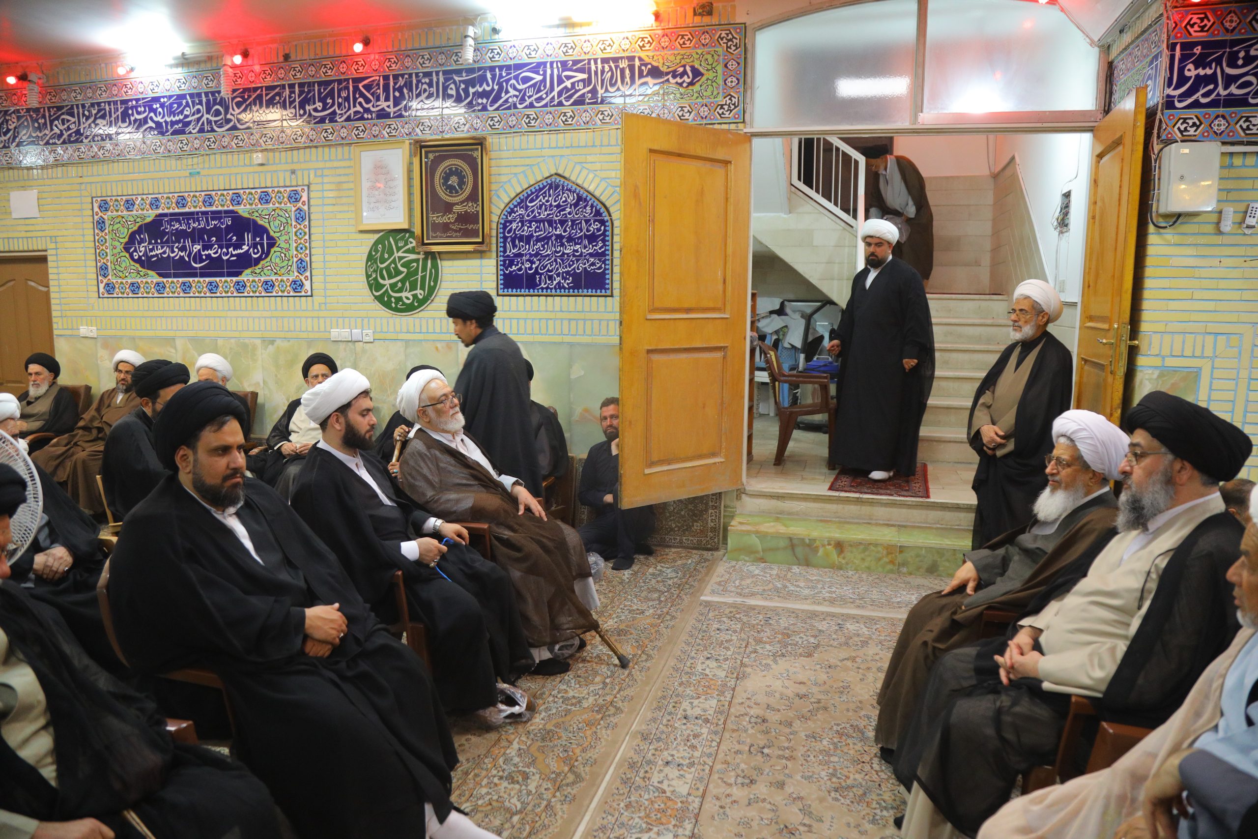 حضور آیت الله سیدمجتبی نورمفیدی در مراسم سالگرد ارتحال آیت الله العظمی تبریزی - سال 1404