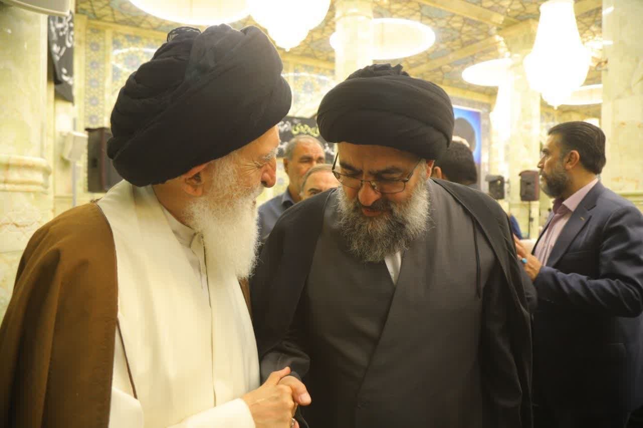 حضور آیت الله سیدمجتبی نورمفیدی در مراسم گرامیداشت سالگرد ارتحال آیت‌الله العظمی بروجردی(ره) - سال 1404