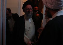 برگزاری جشن میلاد پیامبر اکرم(ص) و امام صادق (ع) و بازدید حضرت آیت الله نورمفیدی از دفتر قم - سال 1389