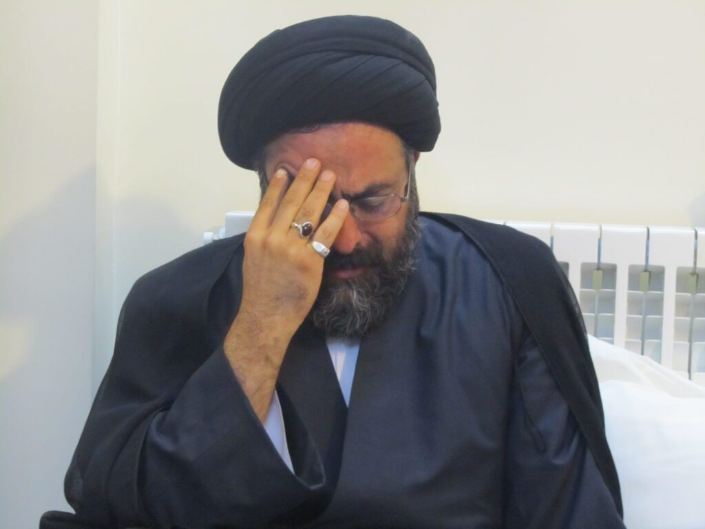 برگزاری مراسم عزاداری به مناسبت شهادت امام محمد باقر - دفتر حضرت آیت الله نورمفیدی؛ قم - سال 1393