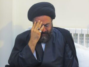 برگزاری مراسم عزاداری به مناسبت شهادت امام محمد باقر - دفتر حضرت آیت الله نورمفیدی؛ قم - سال 1393