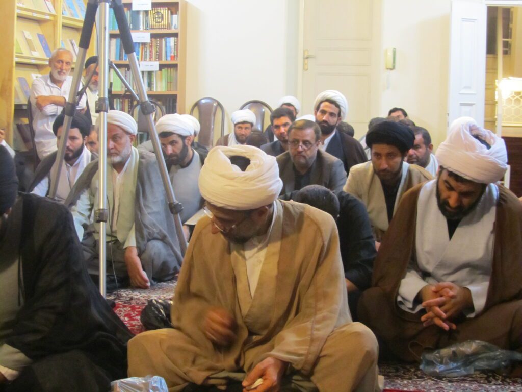 برگزاری مراسم عزاداری به مناسبت شهادت امام محمد باقر - دفتر حضرت آیت الله نورمفیدی؛ قم - سال 1393