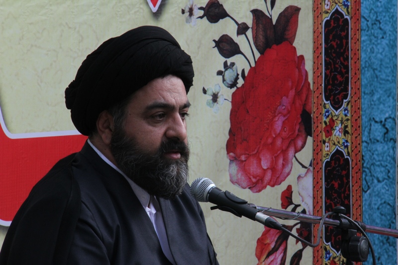 برگزاری دعای ندببه با سخنرانی آیت الله سید مجتبی نورمفیدی در امام زاده نور گررگان - سال 1393