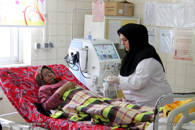 بازدید و عیادت از بیماران بیمارستان 5 آذر گرگان؛ سال 1394