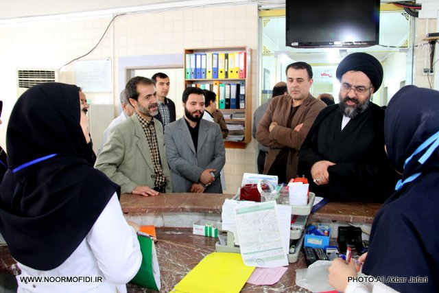 بازدید و عیادت از بیماران بیمارستان 5 آذر گرگان؛ سال 1394