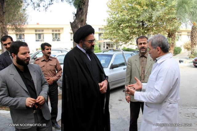 بازدید و عیادت از بیماران بیمارستان 5 آذر گرگان؛ سال 1394