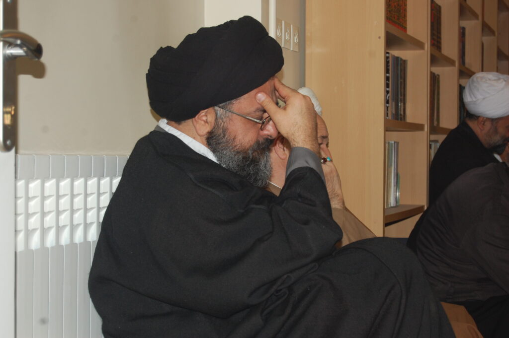 حضور در مراسم سوگواری به مناسبت شهادت حضرت زهرا (س)