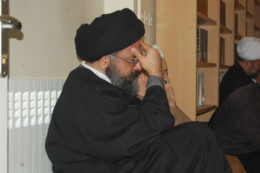 حضور در مراسم سوگواری به مناسبت شهادت حضرت زهرا (س)