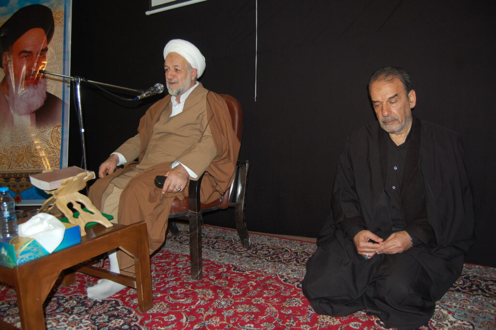 حضور در مراسم سوگواری به مناسبت شهادت حضرت زهرا (س)