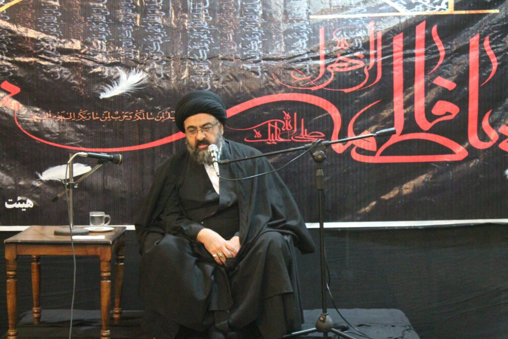 سخنرانی آیت الله سید مجتبی نورمفیدی در شب شهادت حضرت فاطمه(س) در مدرسه علمیه امام خمینی