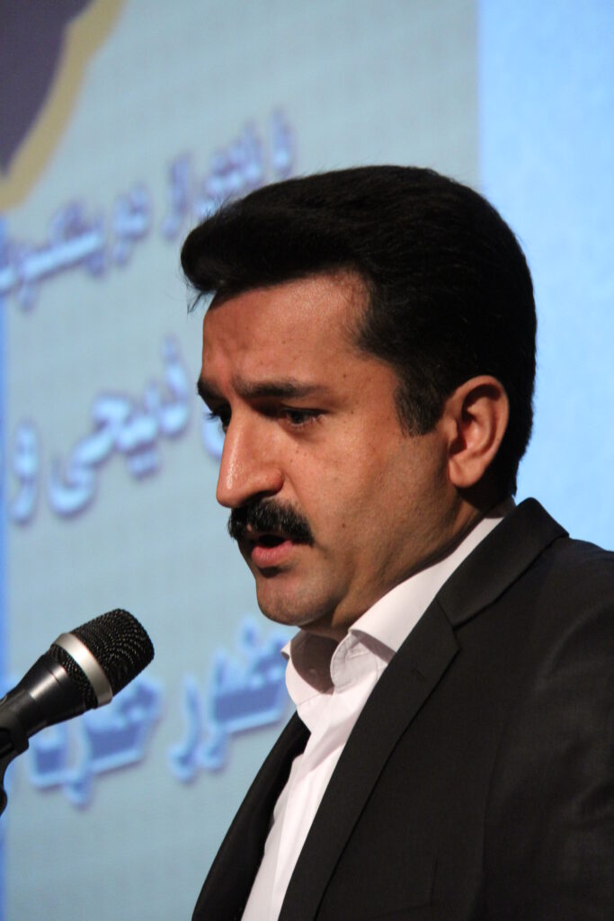 حضور و سخنرانی آیت الله سید مجتبی نورمفیدی در مراسم رونمایی از کتاب خطبه های سال 1360 آیت الله نورمفیدی در موسسه فرهنگی میرداماد گرگان