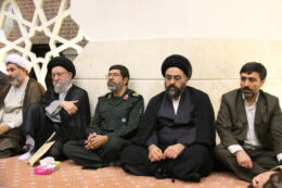 حضور در مراسم یادبود شهدای غواص