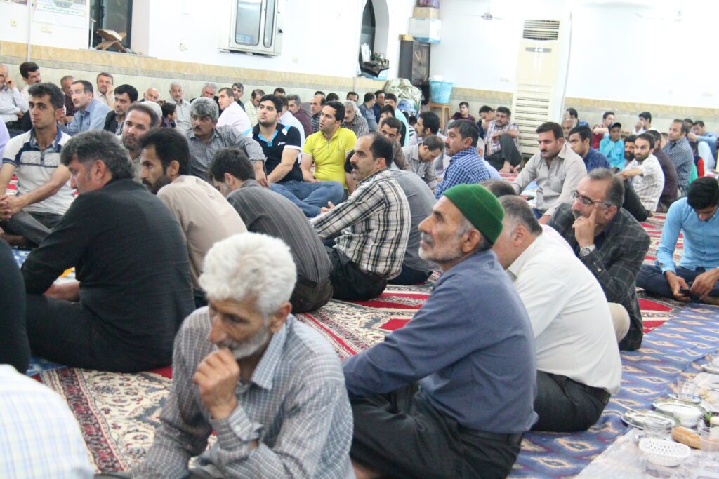 مراسم ارتحال امام در روستای باغو