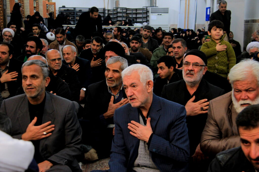 مراسم شب هفت مرحوم آیت الله موسوی اردبیلی در مسجد گلشن گرگان