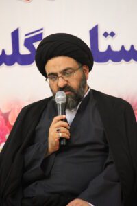 سخنرانی آیت الله سید مجتبی نورمفیدی در همایش خیرین استان همراه با افطار در سالن پذیرایی دانشگاه پردیس