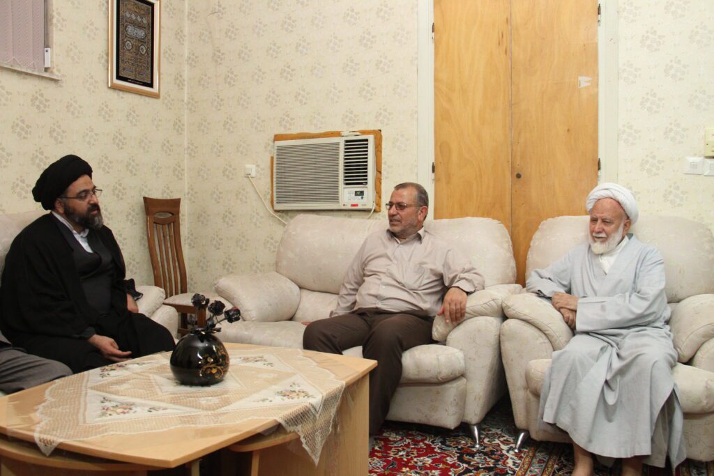 دیدار آیت الله سید مجتبی نورمفیدی با امام جمعه گنبد کاووس حاج آقای سبحانی