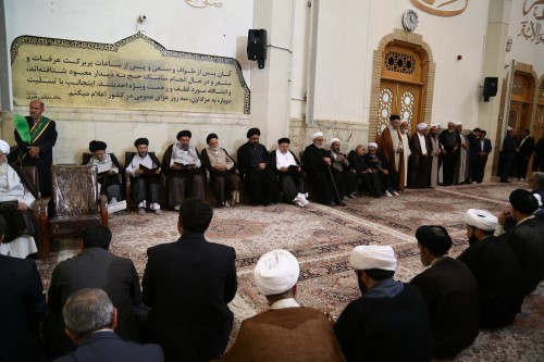 مراسم بزرگ داشت در گذشتگان فاجعه منا