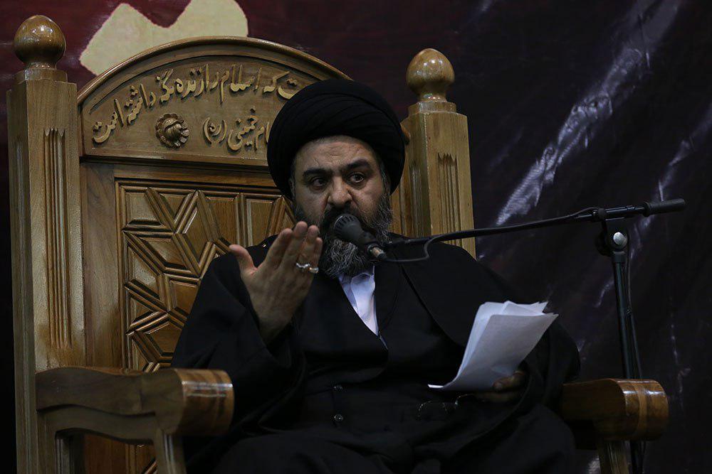 حضور و سخنرانی در حرم امام به مناسبت شهادت حضرت زهرا(س)