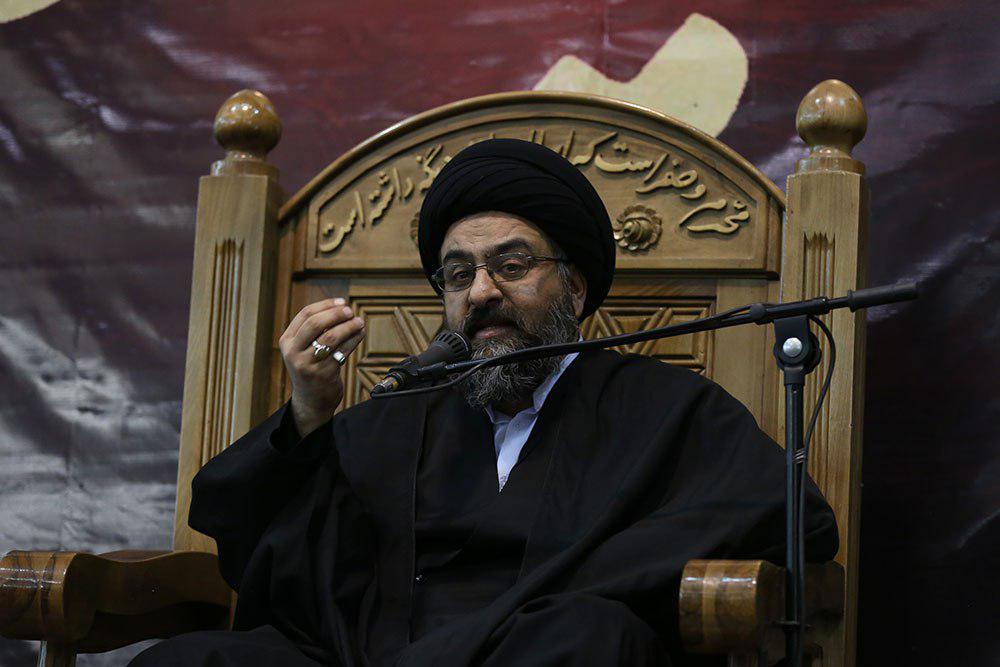 حضور و سخنرانی در حرم امام به مناسبت شهادت حضرت زهرا(س)