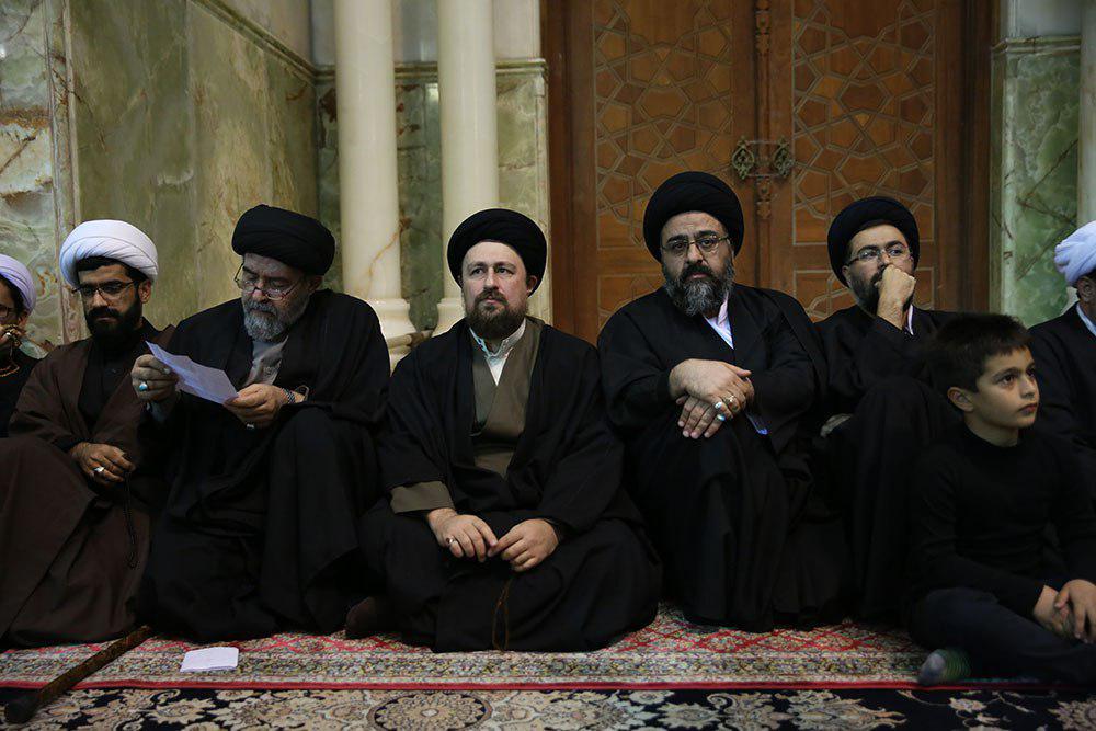 حضور و سخنرانی در حرم امام به مناسبت شهادت حضرت زهرا(س)