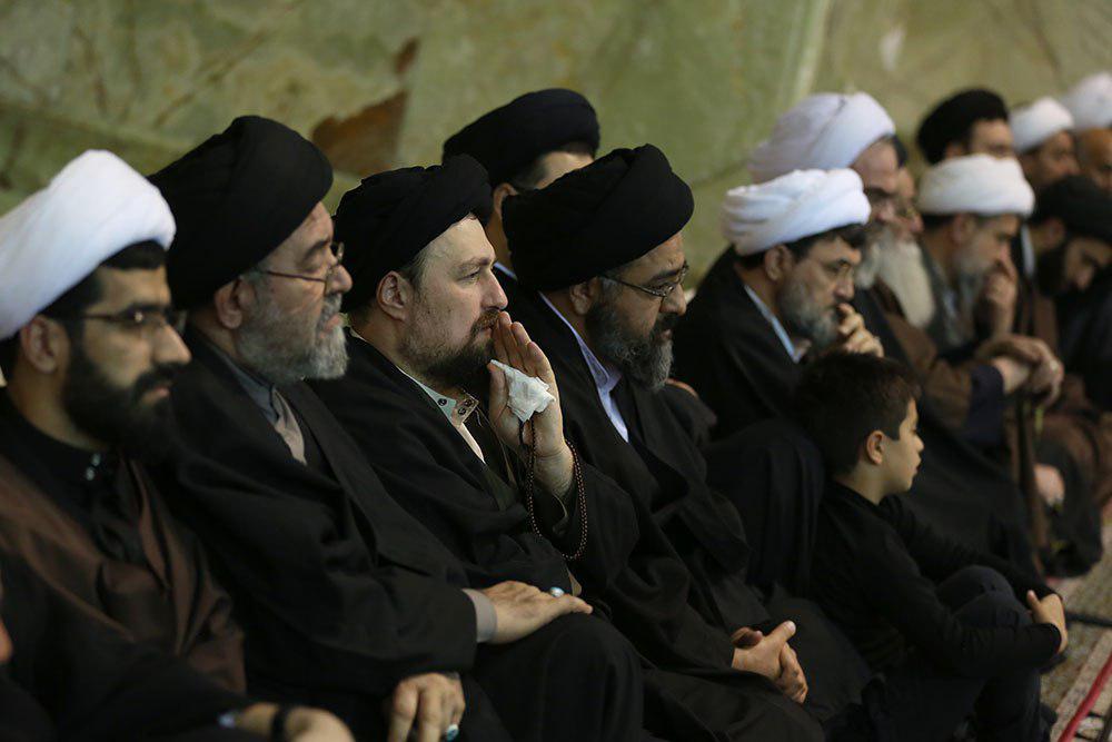 حضور و سخنرانی در حرم امام به مناسبت شهادت حضرت زهرا(س)