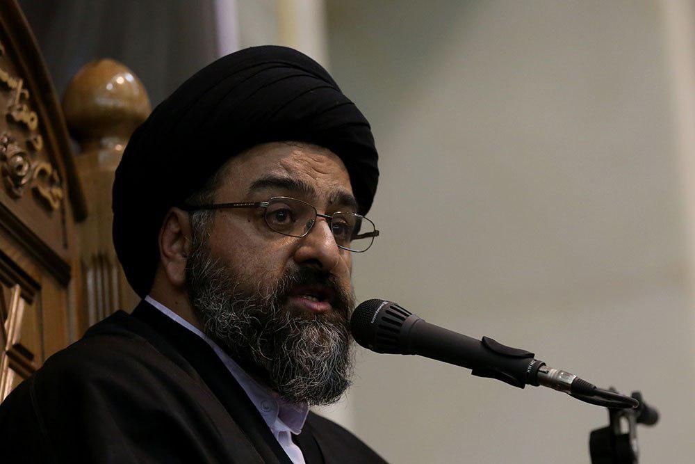 حضور و سخنرانی در حرم امام به مناسبت شهادت حضرت زهرا(س)