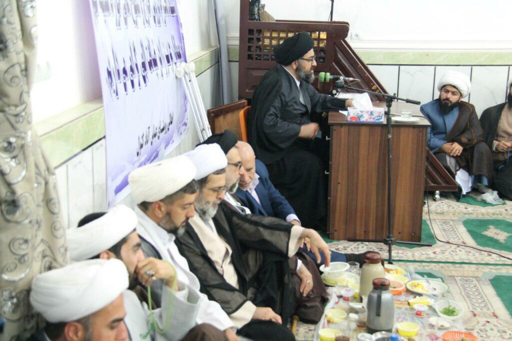 سخنرانی آیت الله سید مجتبی نورمفیدی در جمع مردم عباس آّباد و علی آّباد - سال 1396