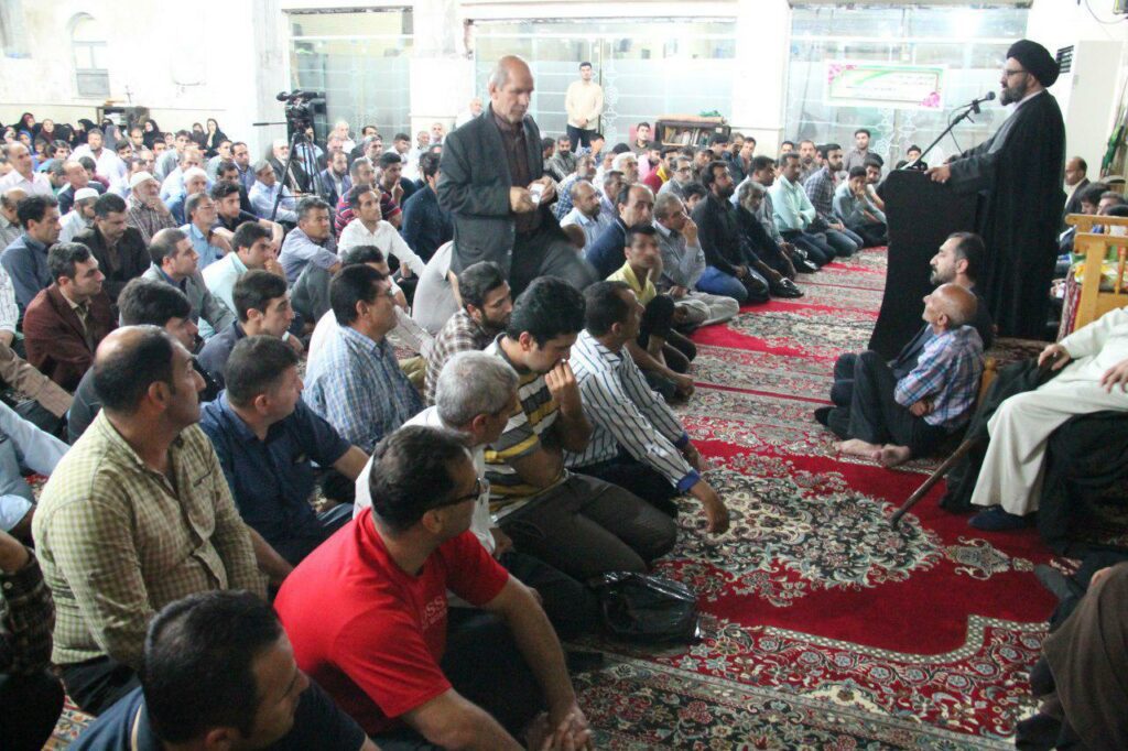 دیدار با علما و مردم گالیکش