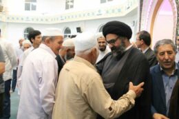 دیدار و سخنرانی آیت الله سید مجتبی نورمفیدی در جمع اهالی گنبد