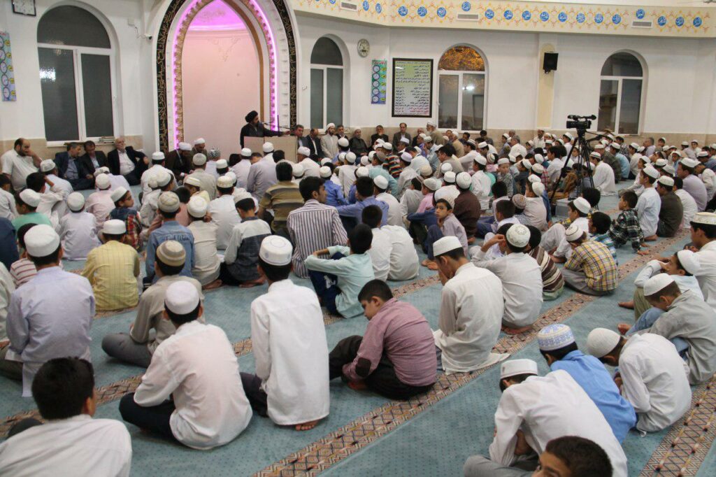 دیدار و سخنرانی آیت الله سید مجتبی نورمفیدی در جمع اهالی گنبد