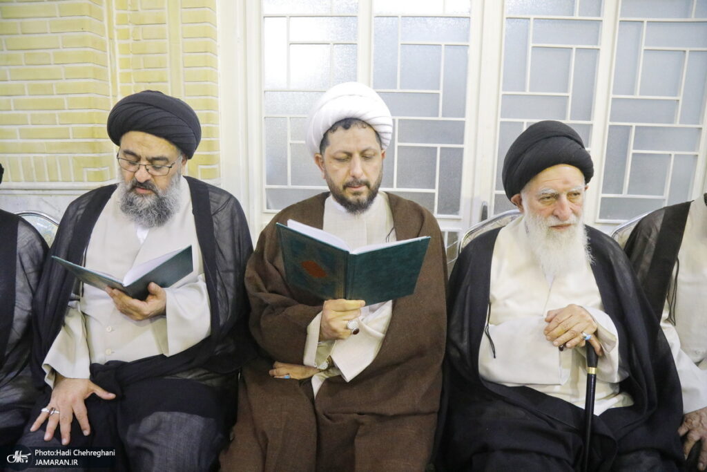 مراسم ترحیم همسر آیت الله محفوظی