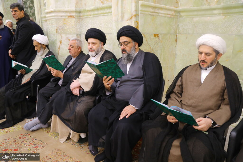مراسم نخستین سالگرد حاجیه خانم «سکینه روحی»، همسر گرامی حضرت آیت الله العظمی جوادی آملی