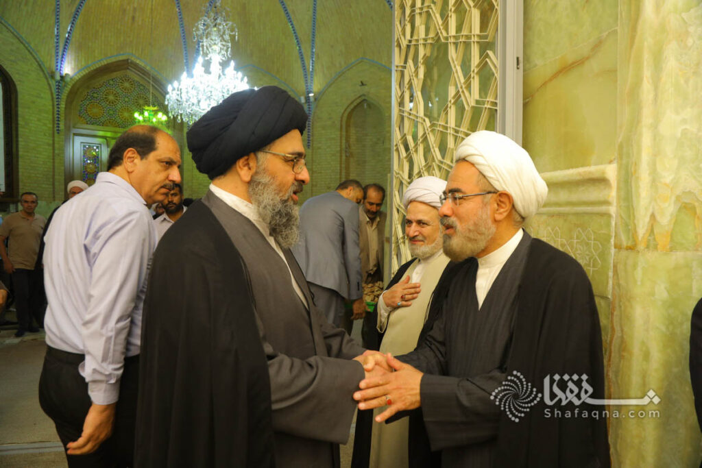 مراسم نخستین سالگرد حاجیه خانم «سکینه روحی»، همسر گرامی حضرت آیت الله العظمی جوادی آملی