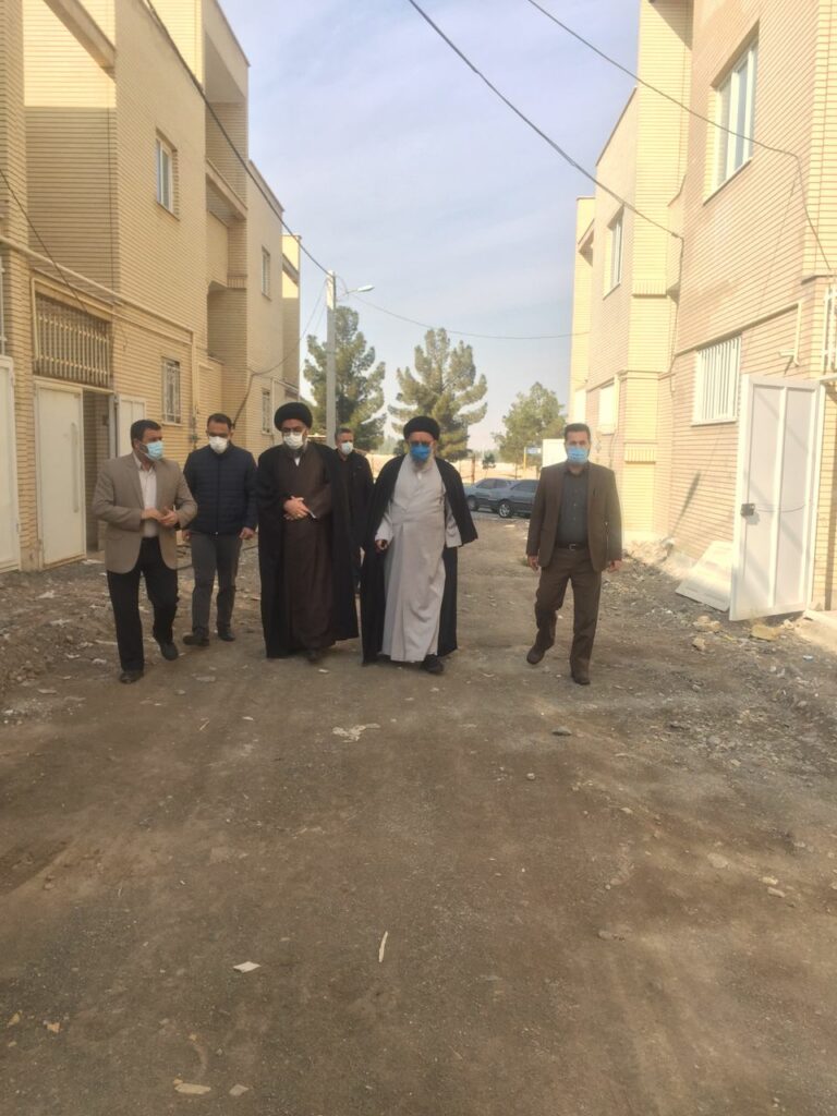دیدار آیت الله نورمفیدی از شهرک مهدیه
