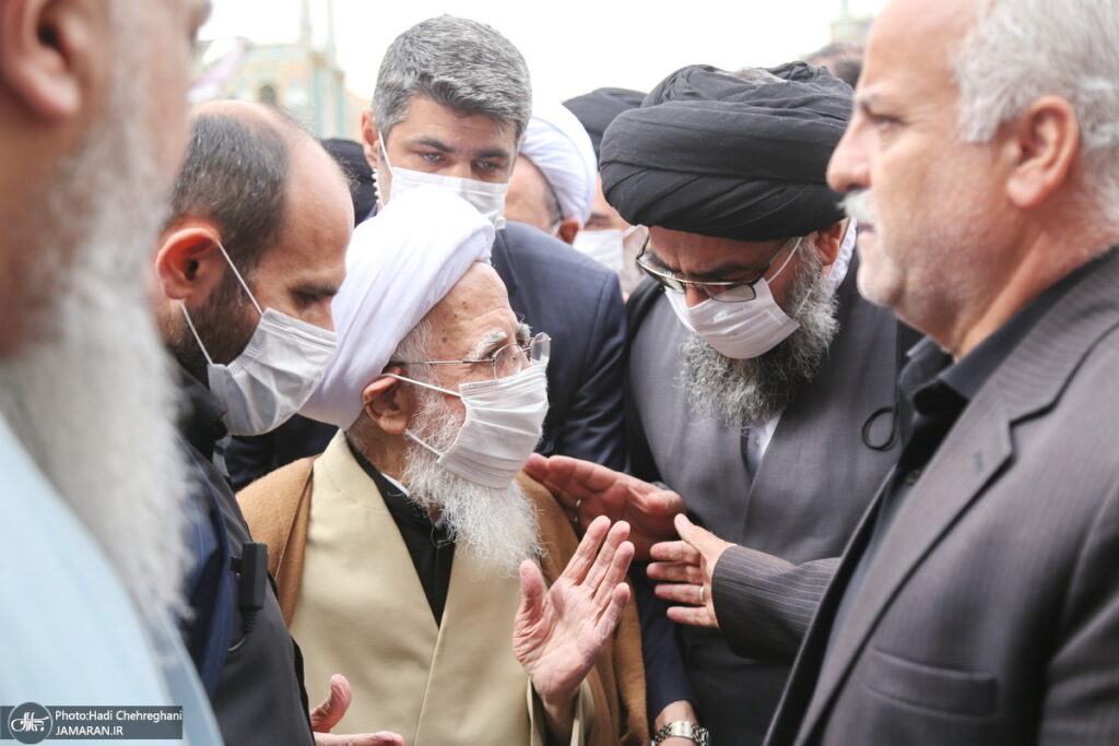 مراسم تشییع جنازه همسر آیت الله جوادی آملی