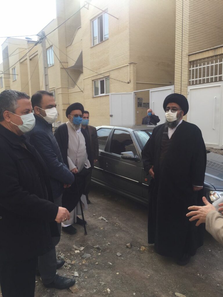 دیدار آیت الله نورمفیدی از شهرک مهدیه